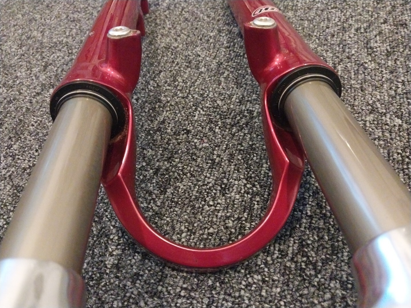 2002 Manitou Skareb 100mm Mountain Bike Air Suspension Forks No Leaks