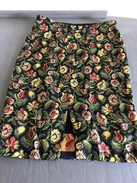 Yves Saint Laurent originale gonna donna tg 48 woman skirt