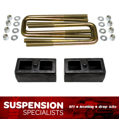 1.5'' Rear Lift Kit For 1999-2006 Toyota Tundra Blocks w/ U-bolts