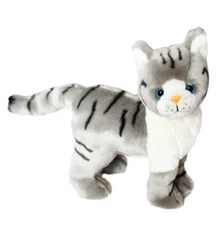 Auswella Wholesale Plush® Grey Cat Galaxy- 12 Inch Stuffed Animal Kitten