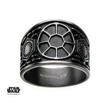 Star Wars Episode 8: The Last Jedi The First Order Tie Fighter Signet Ring, 8