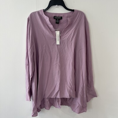 New Context Exclusively For Lord & Taylor XL Tunic Women s Blouse Dusty Rose NWT