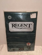 Regent Hunter Green Tablecloth Oval 60" x 84" Visa Lifetime Soil Release