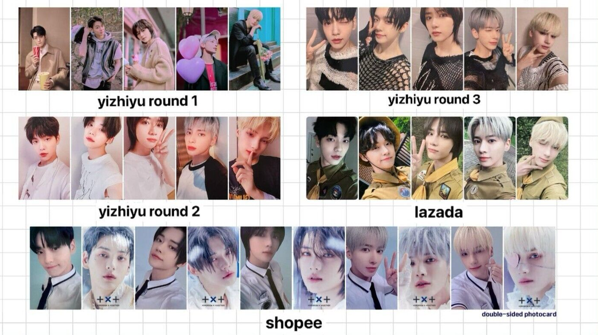 TXT THE CHAOS CHAPTER: FREEZE YIZHIYU LZD SHOPEE PHOTOCARD