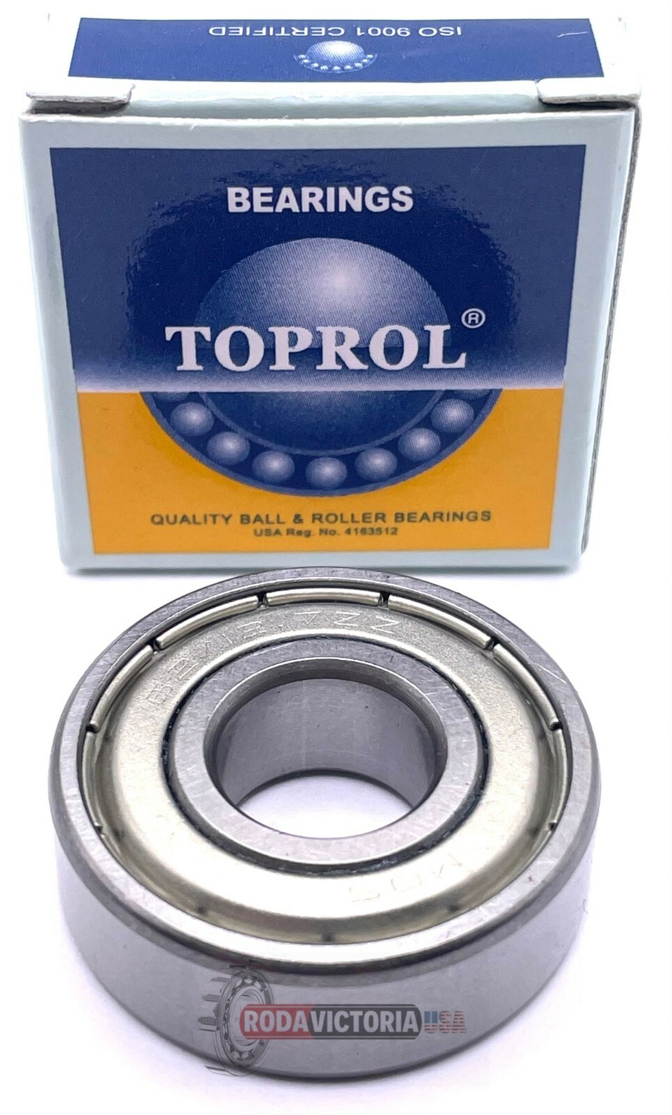 ZEN 6201 8 ZZ BALL BEARING, METAL SHIELDED 6201 1/2 465898 1/2x32x10mm