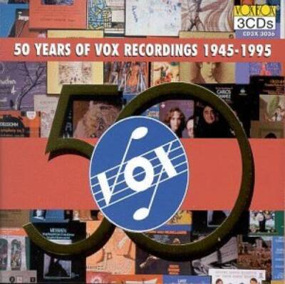 50 Years of Vox Recordings 1945-1995 - Audio CD - VERY GOOD
