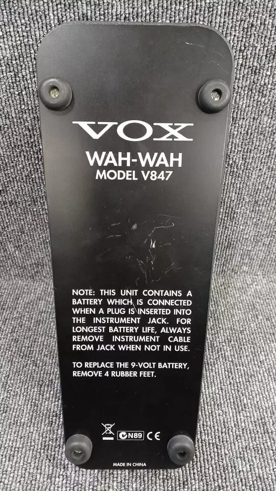 VOX V847 Wah Wah Pedal Guitar Effects USA | eBay