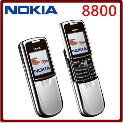 Nokia 8800 Mobile Phone English Arabic Russian Keyboard Available GSM Cellphone