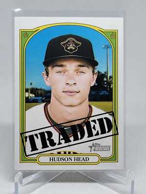 2021 Topps Heritage Minor League #198 Hudson Head E3B