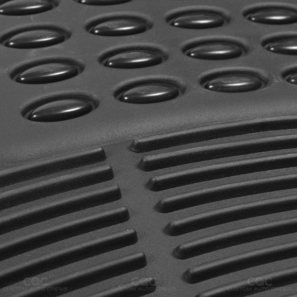 Rubber Floor Mat Runner Black HD Liner Nibbed NoSlip eBay