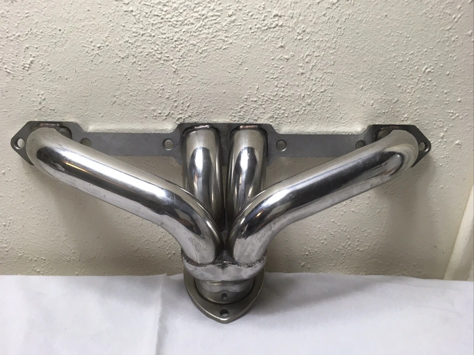 Dodge B200 B300 1976-1978 cargador Ram Plymouth colector de escape cabezal #b12 Foto 2 de 4