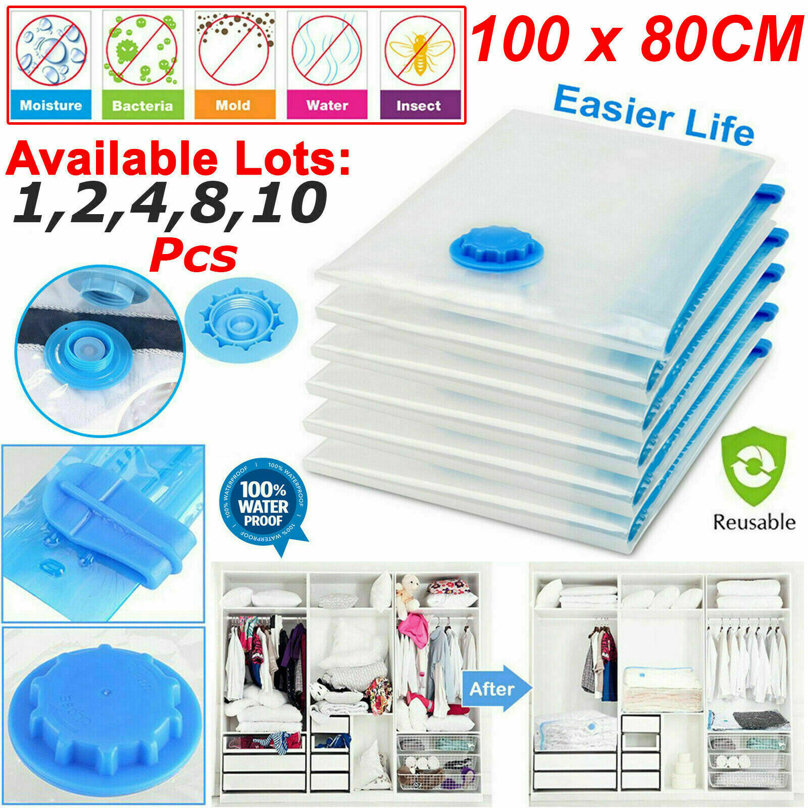 Strong Vacuum Storage Space Savings Bag Space Saver Bags New Vacum Bag