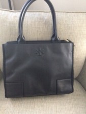 TORY BURCH EXCEPTIONAL BLK TOTE 3 SEPARATE COMPARTMENT NEW NEVER USED PHOTOS