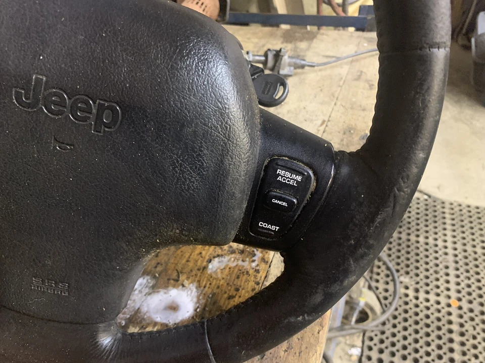 Jeep Grand Cherokee columna de dirección inclinable llave crucero fabricante de equipos originales 1996-1998 Foto 3 de 4