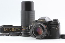 2 lens N MINT Minolta X-700 35mm SLR Film Camera 50mm f1.7 70-210mm f4 Japan