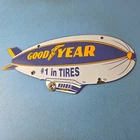 Vintage Tires Sign - Porcelain Gas Service Tires Advertising Sign