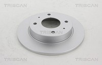 2X Triscan Bremsscheibe Hinterachse U.A. FüR Mitsubishi, Smart