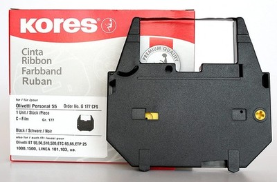 Kores Farbband Gruppe 177C olivetti ET 55 Carbon schwarz