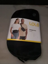 Lole Unisex Belt Bag Black 7.5x5x2 Crossbody Fanny Pack Waist Bag NEW