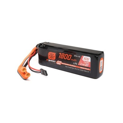 Spektrum Accessories Smart G2 ECU LiFe Battery 1800mAh 3S 10C IC3 SPMX 1059
