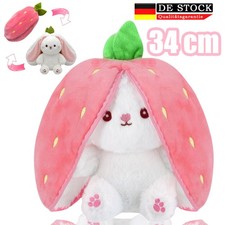 Kuscheltier Hase 34cm Flauschiges Plüsch Kaninchen Oster Geschenk für Kinder HOT