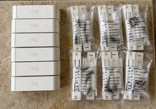LOT OF 6 NEW Ring Alarm Contact Sensor Gen 1 w Mounting Kit - FREE SHIPPING 