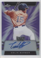 2019 Leaf Metal Draft Purple 20/25 Colin Barber #BA-CB2 Auto 10k8