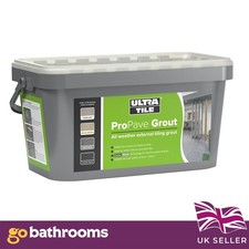 UltraTile Outdoor Tile Joint Grout Pebble Grey 15kg All Weather Brush In