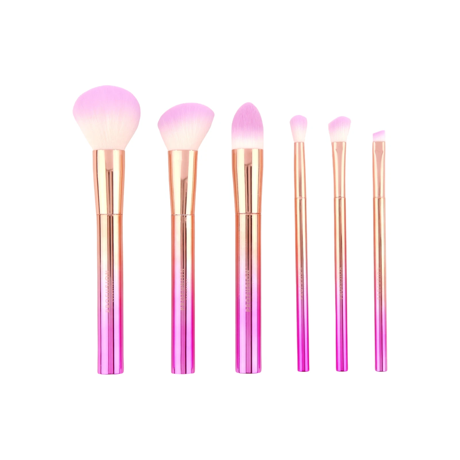 Crimson Brush Vault – 6-Piece Brush Set