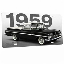 1959 El Camino Pick Up Truck Aluminum License Plate Sign