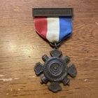 Vintage CIVIL WAR SONS OF VETERANS AUXILIARY Medal w Ribbon J K Davison