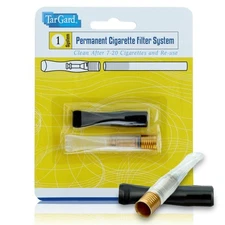 TarGard Reusable Cigarette Filter Holder, Portable Filter System, Easy to Cle...