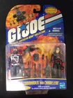 COBRA COMMANDER & CHAMELEON GI JOE REAL AMERICAN HERO COLLECTION HASBRO FIGURES