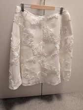 Quiz Women's White tulle Skirt A-line Size 16 Fairycore Party Wedding Occasion