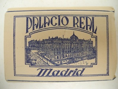 Palaco Real MADRID Spain Vintage Photos Booklet