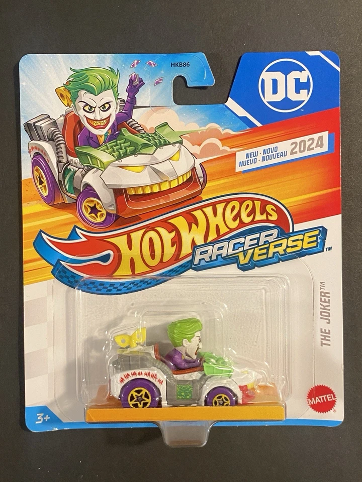 2024 Hot Wheels Racer Verse • DC • The Joker + Wonder Woman 🎭 — 第 3/4 张图片