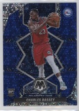 2021-22 Mosaic Rookies Fast Break Blue Prizm 48/85 Charles Bassey Rookie RC v9t