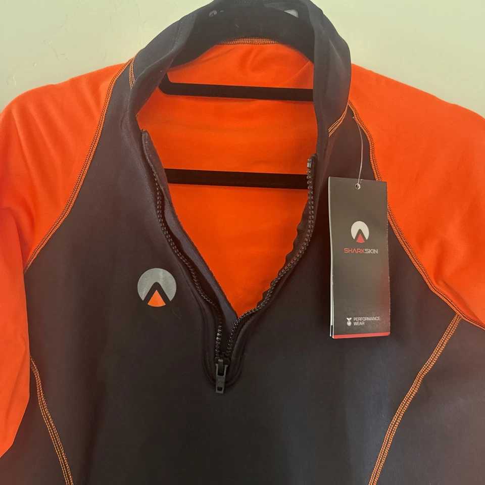 Camisa de traje de neopreno de rendimiento de piel de tiburón para hombre 2XL 1/2 cremallera australiana nueva con etiquetas Foto 4 de 4