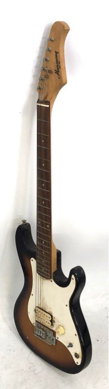 Harmony Model 02825 Vintage Electric Guitar 6-String Sunburst Single Humbucker