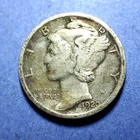1920 Mercury Dime  Abt. XF