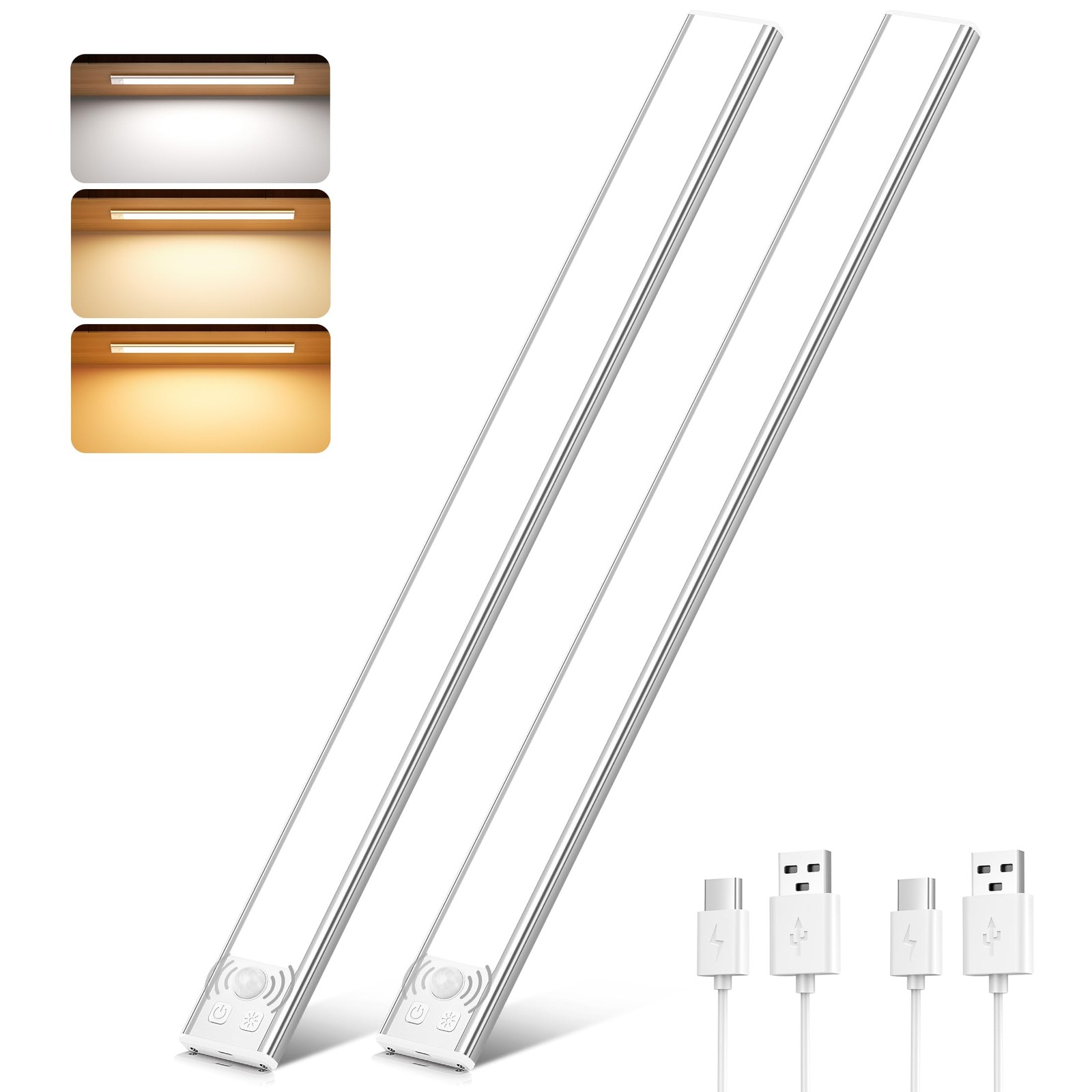 Luce Armadio LED con Sensore 3 Temperature di Colore Dimmerabile Led con Sensore