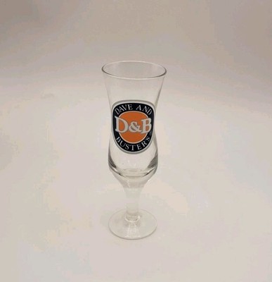 Dave & Busters Small Collectible Glass Shot Glass 4 3/4'' (W/ Air Pocket Error)