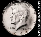 1964 Kennedy Half Dollar- Silver- Choice Gem Brilliant Unc- No Reserve #L4317