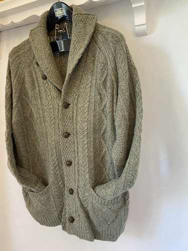 Polo Ralph Lauren Shawl Cardigan Wool/cashmere Xl Ref Rm - Picture 3 of 8