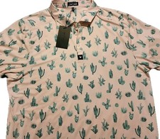 NWT Bad Birdie Men's Core Short Sleeve Golf Polo Thorn In Your Side 2XL Stretch