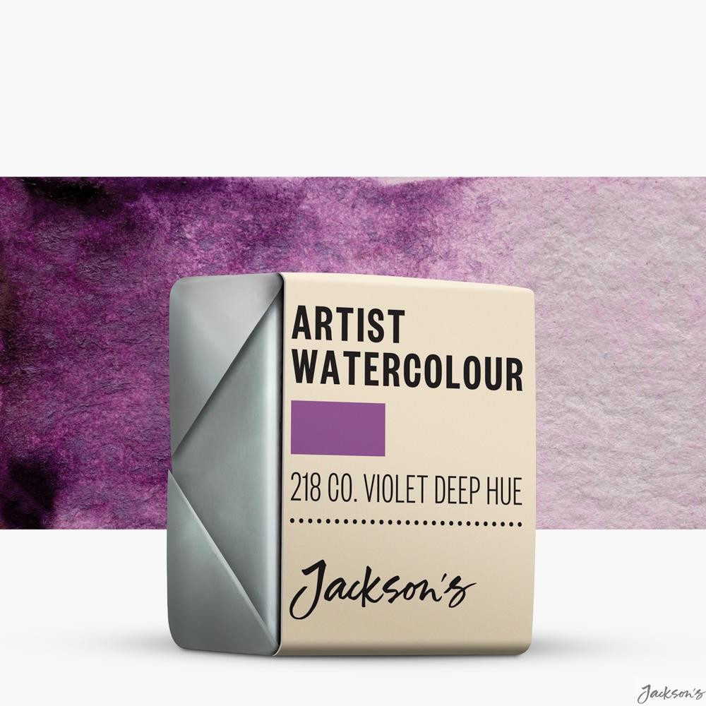 Jackson's : Artist Watercolour Paint : Half Pan : Cobalt Violet Deep Hue (Pro...