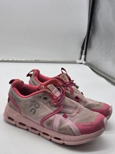 On Running Shoes Kids Size 13K Pink Mesh CloudTec Running Sneakers Damaged