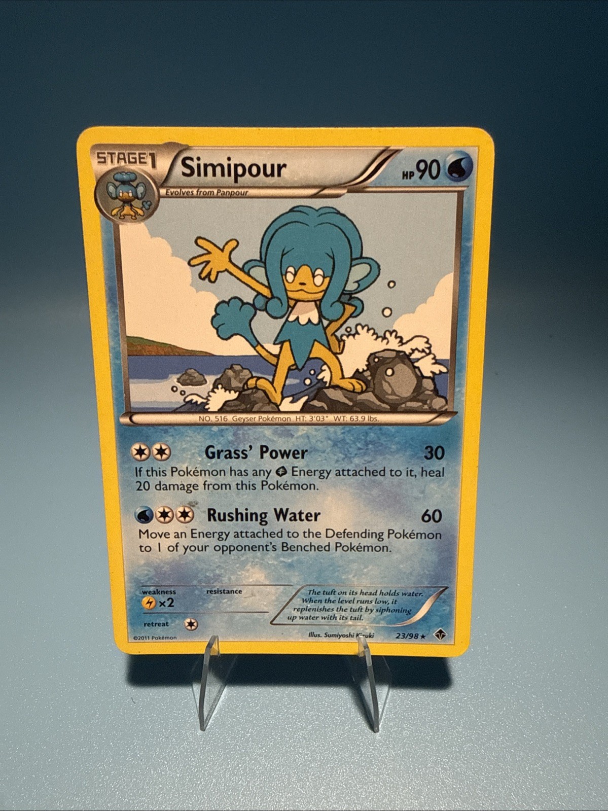Simipour 23/98 Rare | Emerging Powers | Pokemon Card