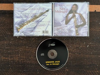 Smooth Jazz Sax at Midnight CD 2003 Shanachie Jazz Compilation