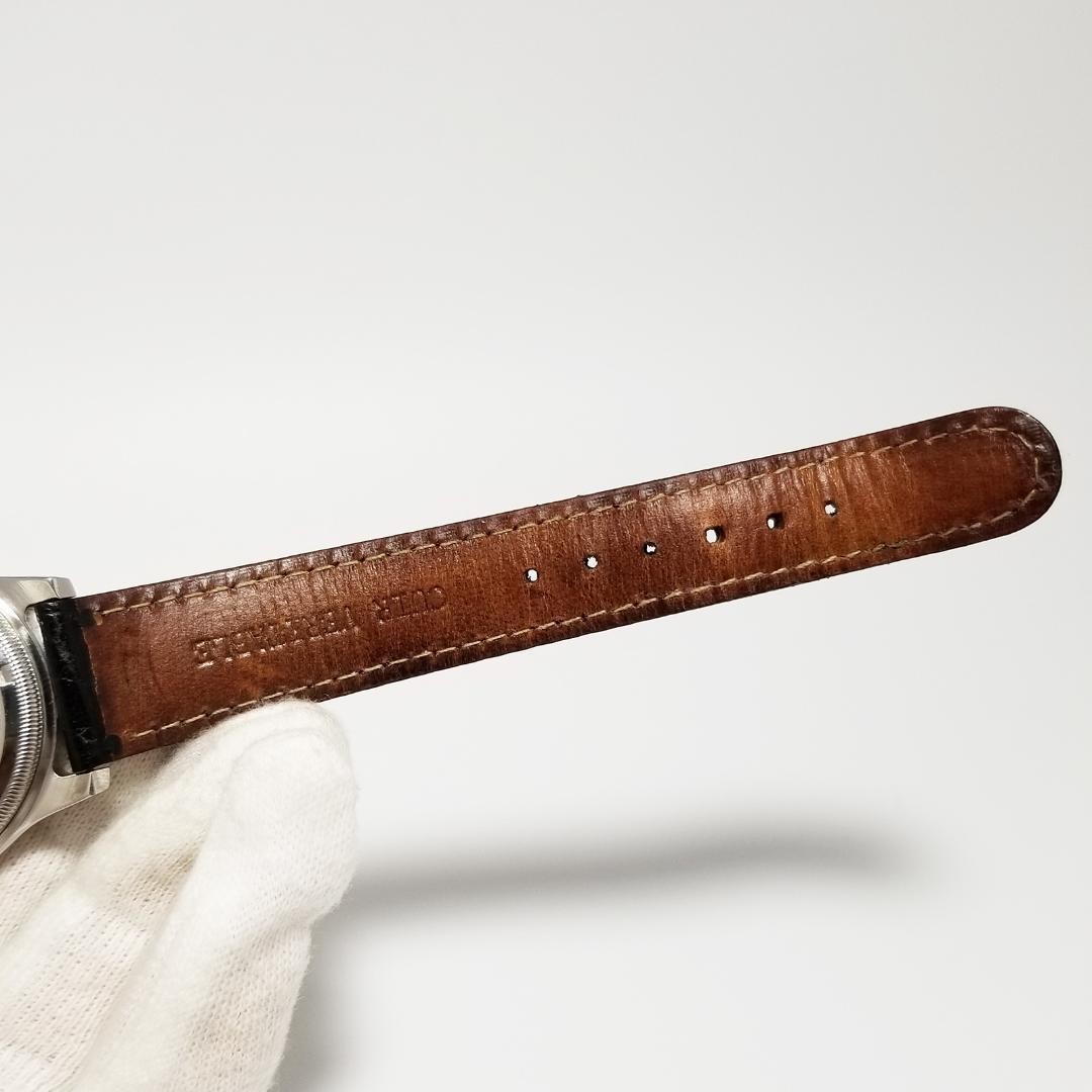 Oris Automatic Pointer Date 7463 Black Dial Vinta… - image 12